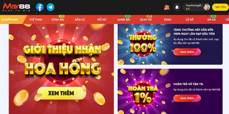Đăng ký May88 mở ra nguồn thu nhập thụ động với cá cược online